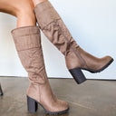  Haight Street Faux Suede Heeled Boots - kitchencabinetmagic