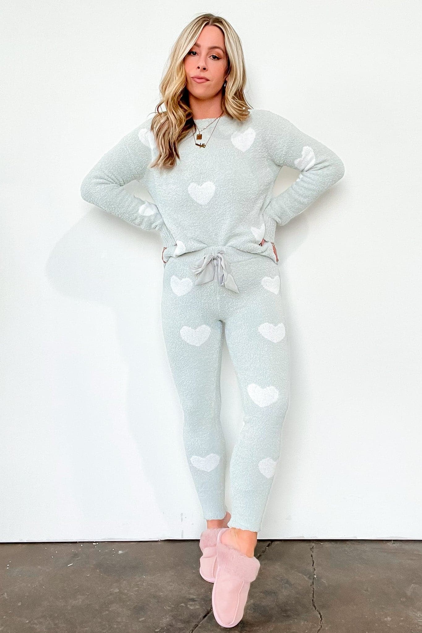  Have a Heart to Heart Print Sweater Knit Leggings - FINAL SALE - kitchencabinetmagic