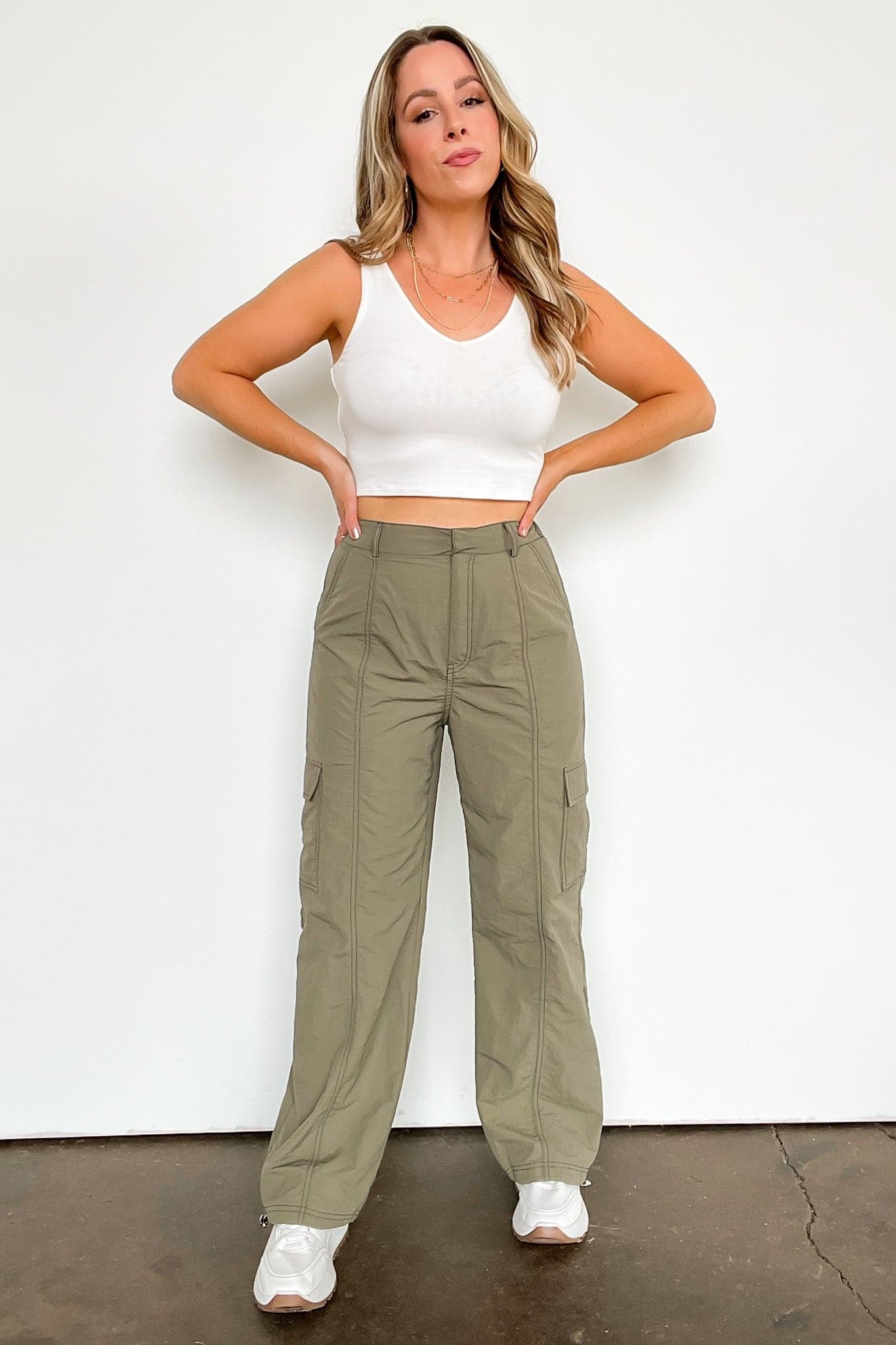  Hype Gal Cargo Parachute Pants - BACK IN STOCK - kitchencabinetmagic