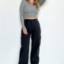  Hype Gal Cargo Parachute Pants - BACK IN STOCK - kitchencabinetmagic