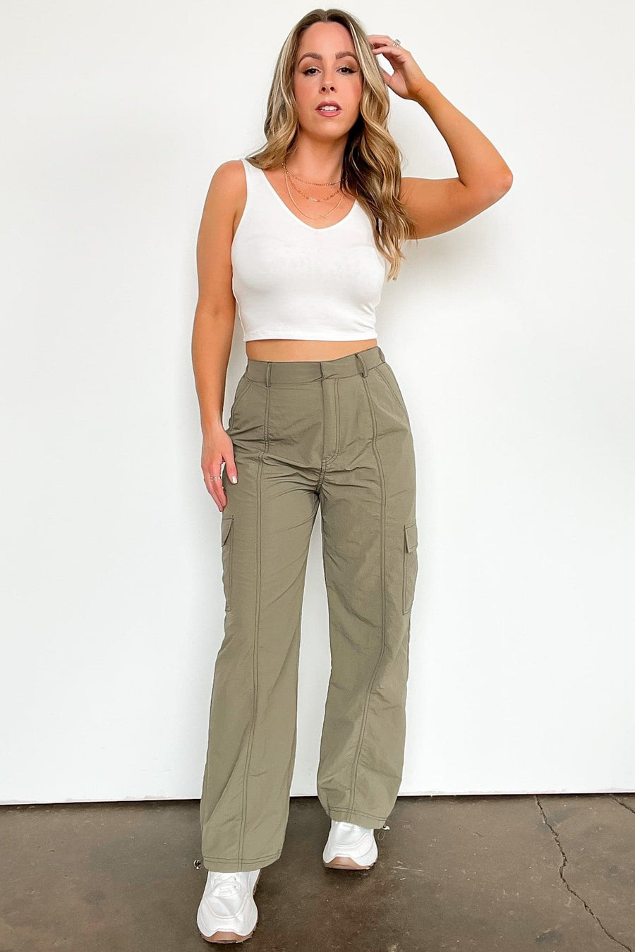  Hype Gal Cargo Parachute Pants - BACK IN STOCK - kitchencabinetmagic