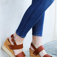 5.5 / Tan The Right Moves Espadrille Wedges - Tan - FINAL SALE - kitchencabinetmagic