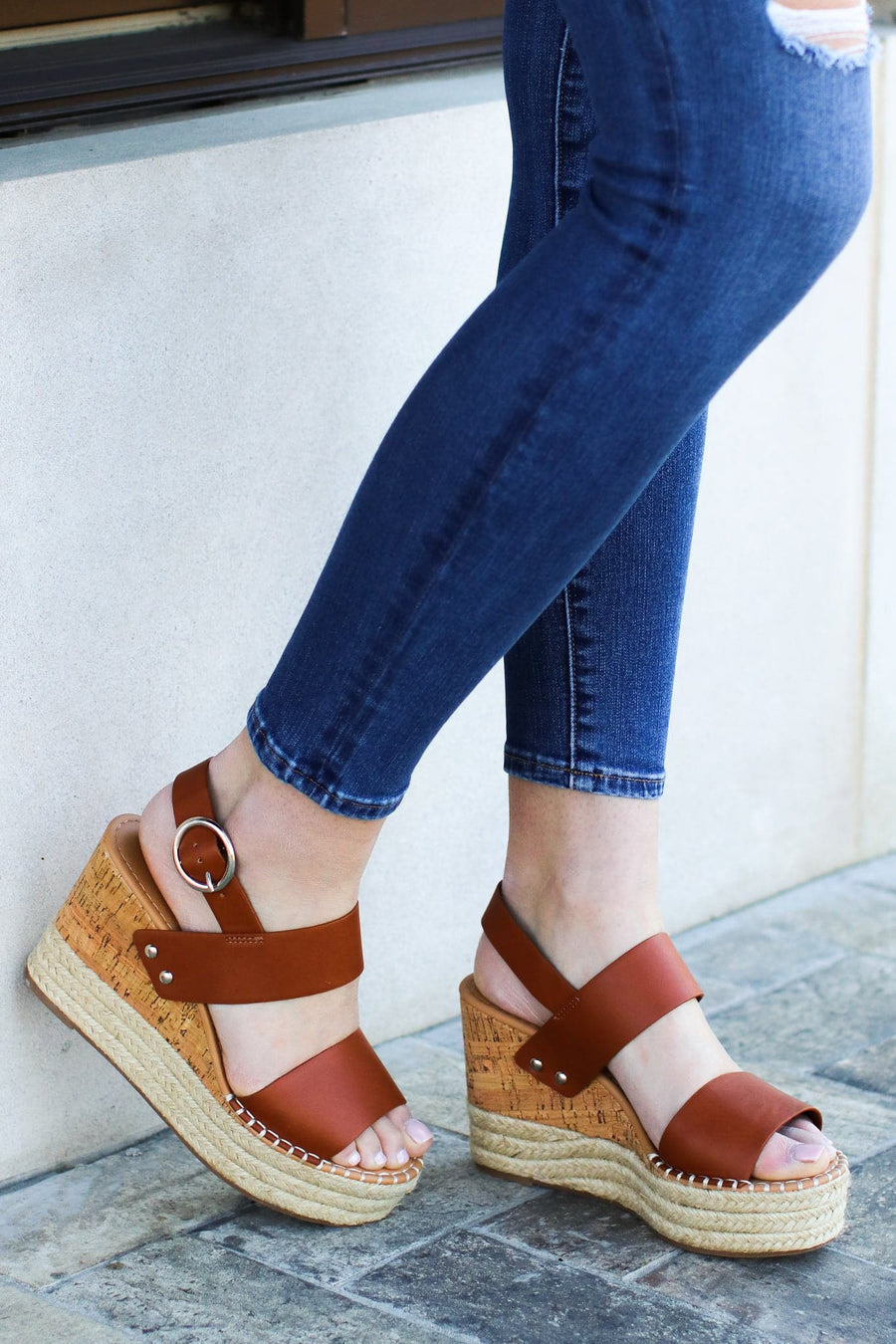 5.5 / Tan The Right Moves Espadrille Wedges - Tan - FINAL SALE - kitchencabinetmagic