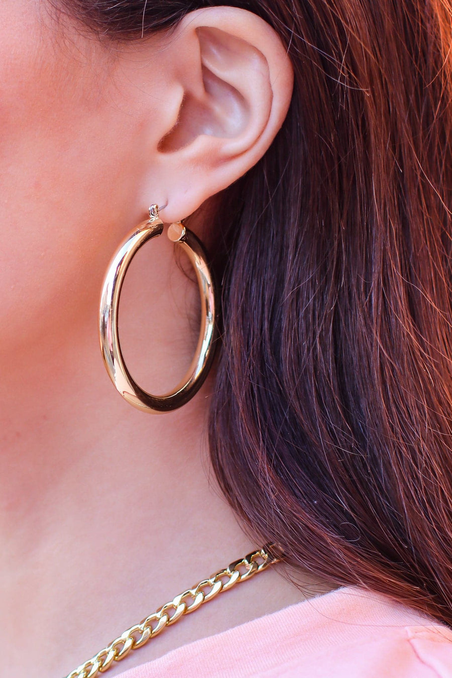 Gold So Into It Hoop Earrings - kitchencabinetmagic