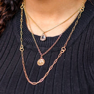 Gold Pradera Crystal Layered Necklace - kitchencabinetmagic