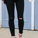  Berea Knee Slit Skinny Jeans - kitchencabinetmagic