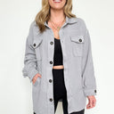  Jaydah Oversized Contrast Fleece Shacket - kitchencabinetmagic