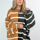  Aaliya Color Block Striped Top - BACK IN STOCK - kitchencabinetmagic