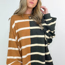  Aaliya Color Block Striped Top - BACK IN STOCK - kitchencabinetmagic