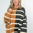  Aaliya Color Block Striped Top - BACK IN STOCK - kitchencabinetmagic