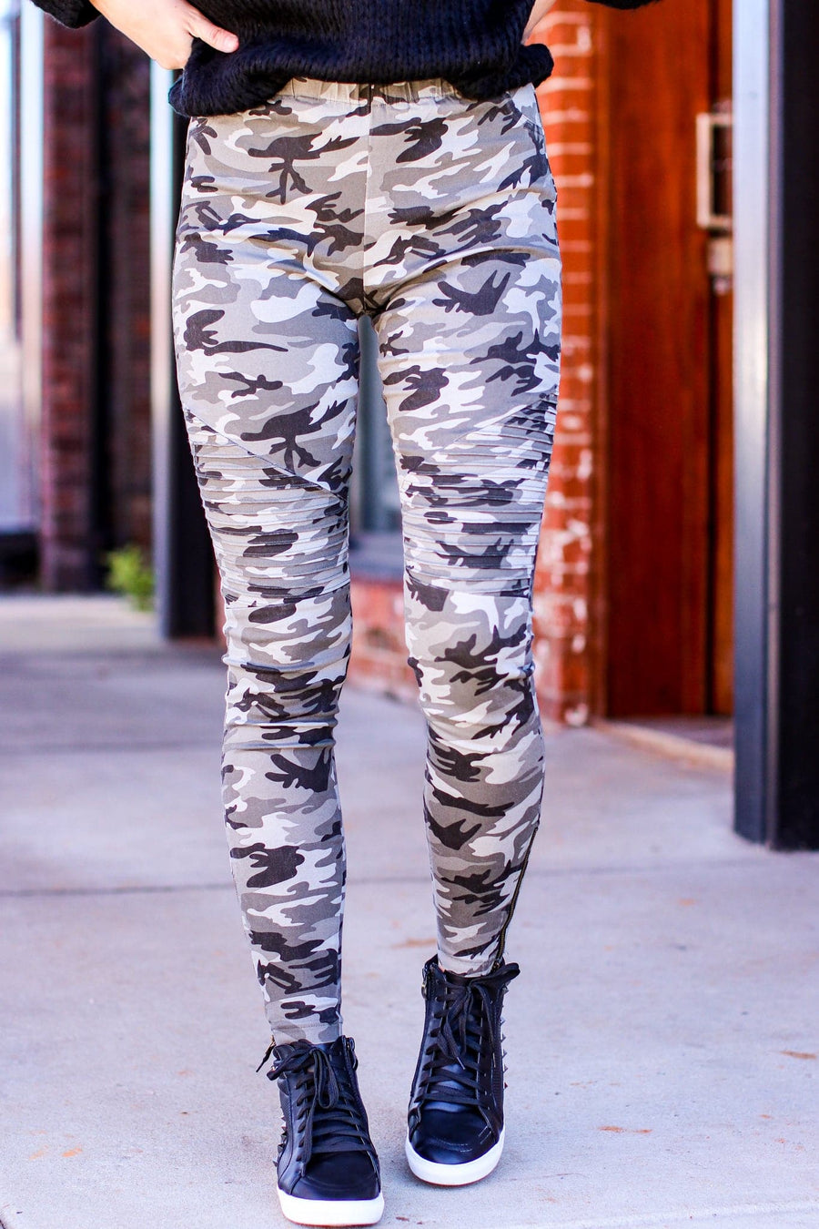  Haddix Moto Camo Pull On Skinny Jeans - FINAL SALE - kitchencabinetmagic