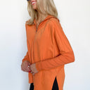 Athalie 1/4 Zip Relaxed Pullover - FINAL SALE - kitchencabinetmagic