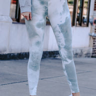 Olive / S Weekend Plans High Rise Marbled Leggings - FINAL SALE - kitchencabinetmagic