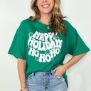  Happy Holidays HO HO HO Graphic Tee - FINAL SALE - kitchencabinetmagic