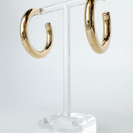 Gold Iconic Entrance Chunky Hoop Earrings | PREORDER - kitchencabinetmagic