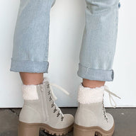  In Step Sherpa Heeled Boots - FINAL SALE - kitchencabinetmagic