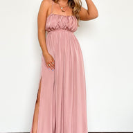  Irresistible Essence Shirred Maxi Dress - kitchencabinetmagic