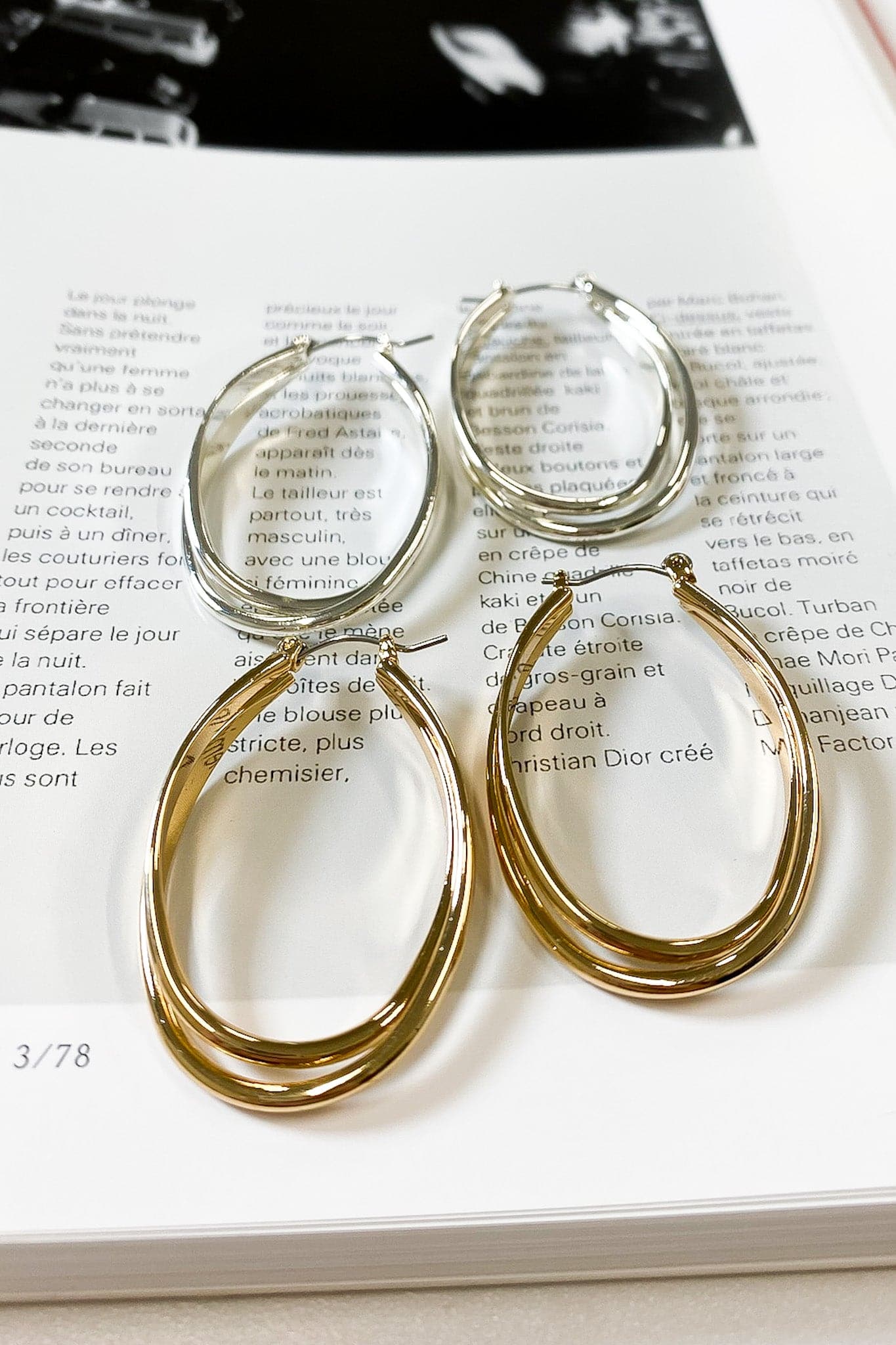  Isabellah Intertwined Hoop Earrings - kitchencabinetmagic