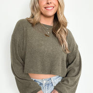  Juliyn Ribbed Crop Knit Top - BACK IN STOCK - kitchencabinetmagic