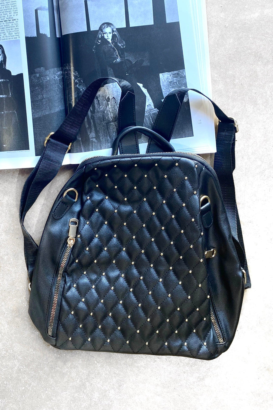  Kardi Studded Convertible Backpack - kitchencabinetmagic