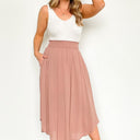  Katherinah High Rise Smocked Maxi Skirt - BACK IN STOCK - kitchencabinetmagic