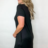  Kayline Short Rolled Sleeve Dress - kitchencabinetmagic