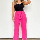  Kelvin Wide Leg Tie Front Pants - BACK IN STOCK - kitchencabinetmagic