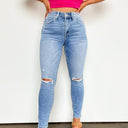  Lauer High Rise Distressed Cropped Skinny Jeans - BACK IN STOCK - kitchencabinetmagic