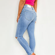 Lauer High Rise Distressed Cropped Skinny Jeans - BACK IN STOCK - kitchencabinetmagic