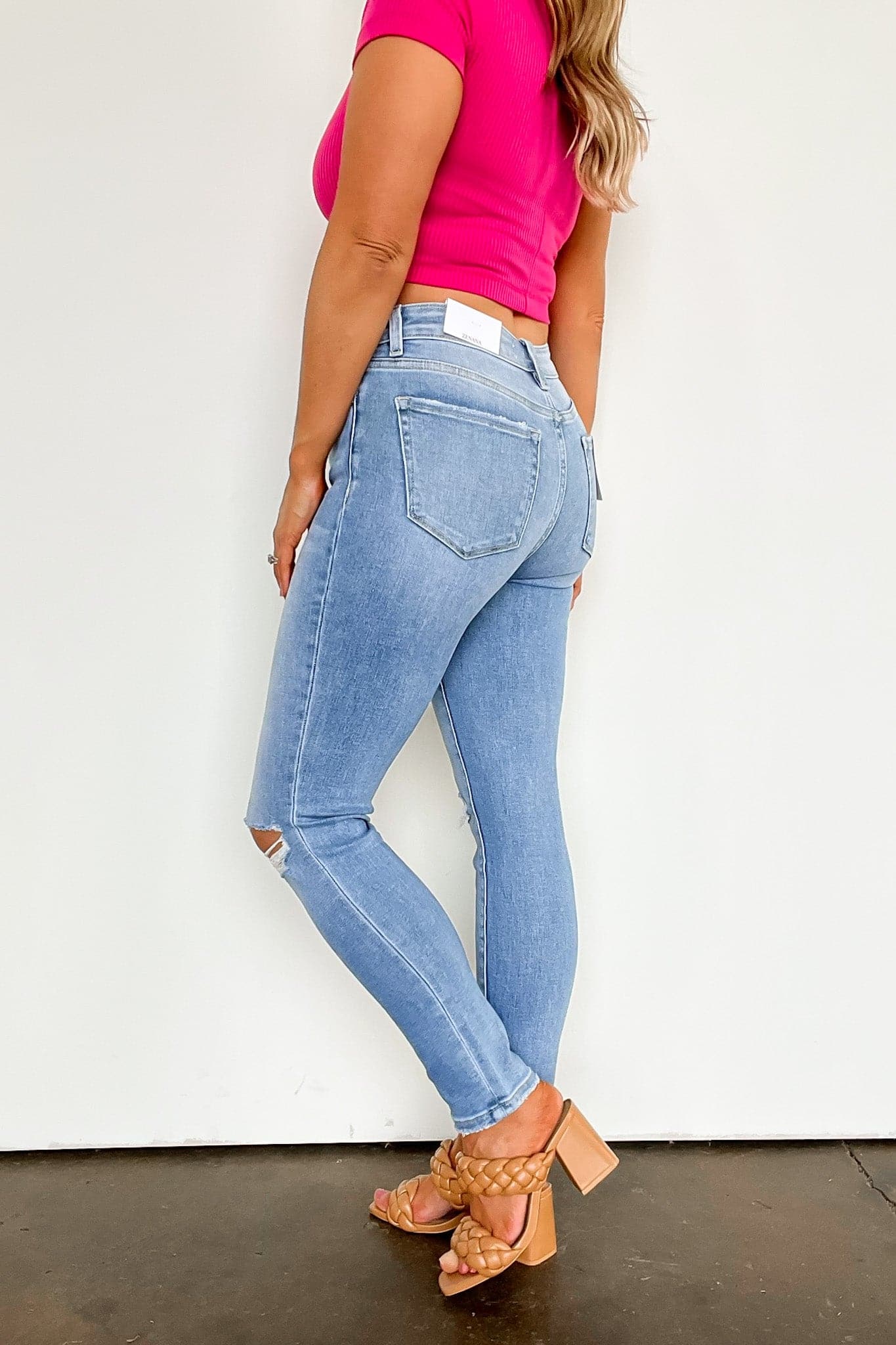  Lauer High Rise Distressed Cropped Skinny Jeans - BACK IN STOCK - kitchencabinetmagic