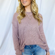  Lehi Open Back Knit Sweater - FINAL SALE - kitchencabinetmagic