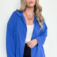  Leyton Exposed Seam Dolman Zip Up Jacket - BACK IN STOCK - kitchencabinetmagic