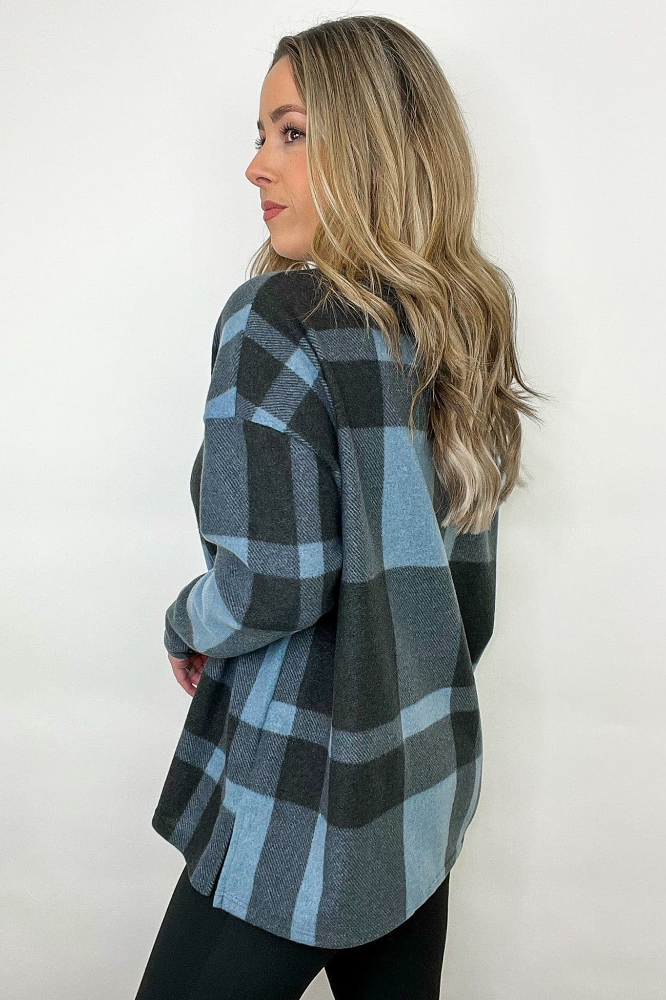  Maysie Plaid Print Top - FINAL SALE - kitchencabinetmagic