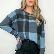  Maysie Plaid Print Top - FINAL SALE - kitchencabinetmagic