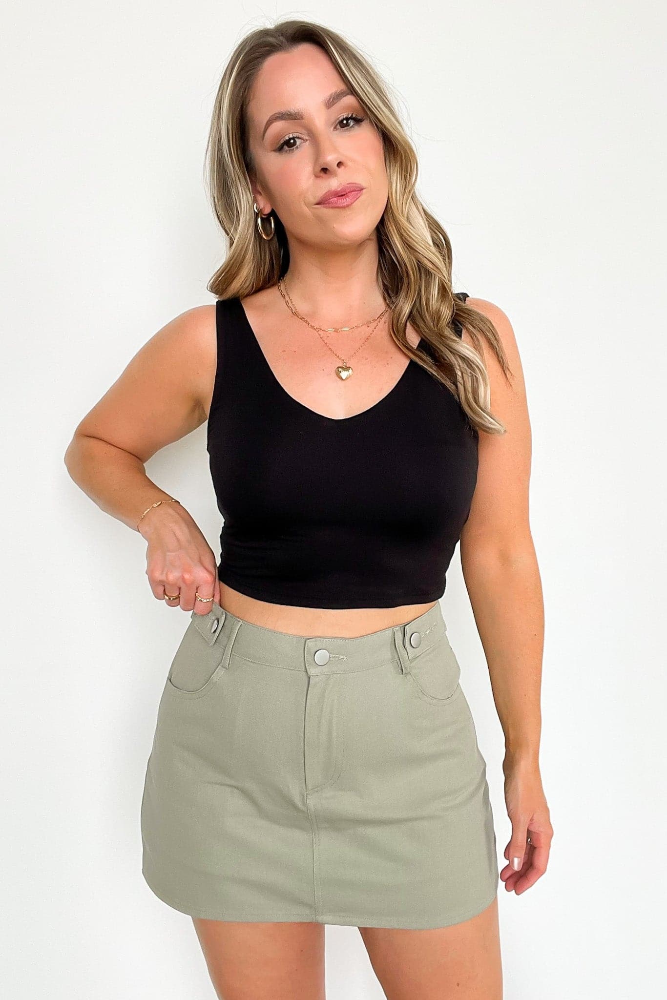  Melaynah Mid Rise Skort - kitchencabinetmagic