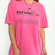  Member of the Self Love Club Vintage Graphic Tee | CURVE - kitchencabinetmagic