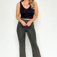  Midnight Moves Lurex High Waist Pants - kitchencabinetmagic