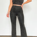  Midnight Moves Lurex High Waist Pants - kitchencabinetmagic