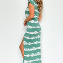  Mirabella Tie Dye Striped Side Slit Dress - BACK IN STOCK + NEW COLOR - kitchencabinetmagic