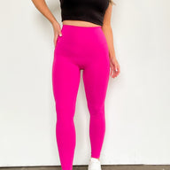 Light Magenta / S Moving Right Along Athletic High Waist Leggings - BACK IN STOCK - kitchencabinetmagic