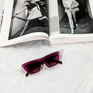 Purple Next Destination Acetate Cat Eye Sunglasses - kitchencabinetmagic