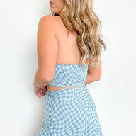  Point for Me Check Print Skirt - FINAL SALE - kitchencabinetmagic