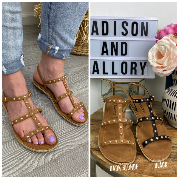  Remix It Strappy Studded Sandals - angrybureaucrat