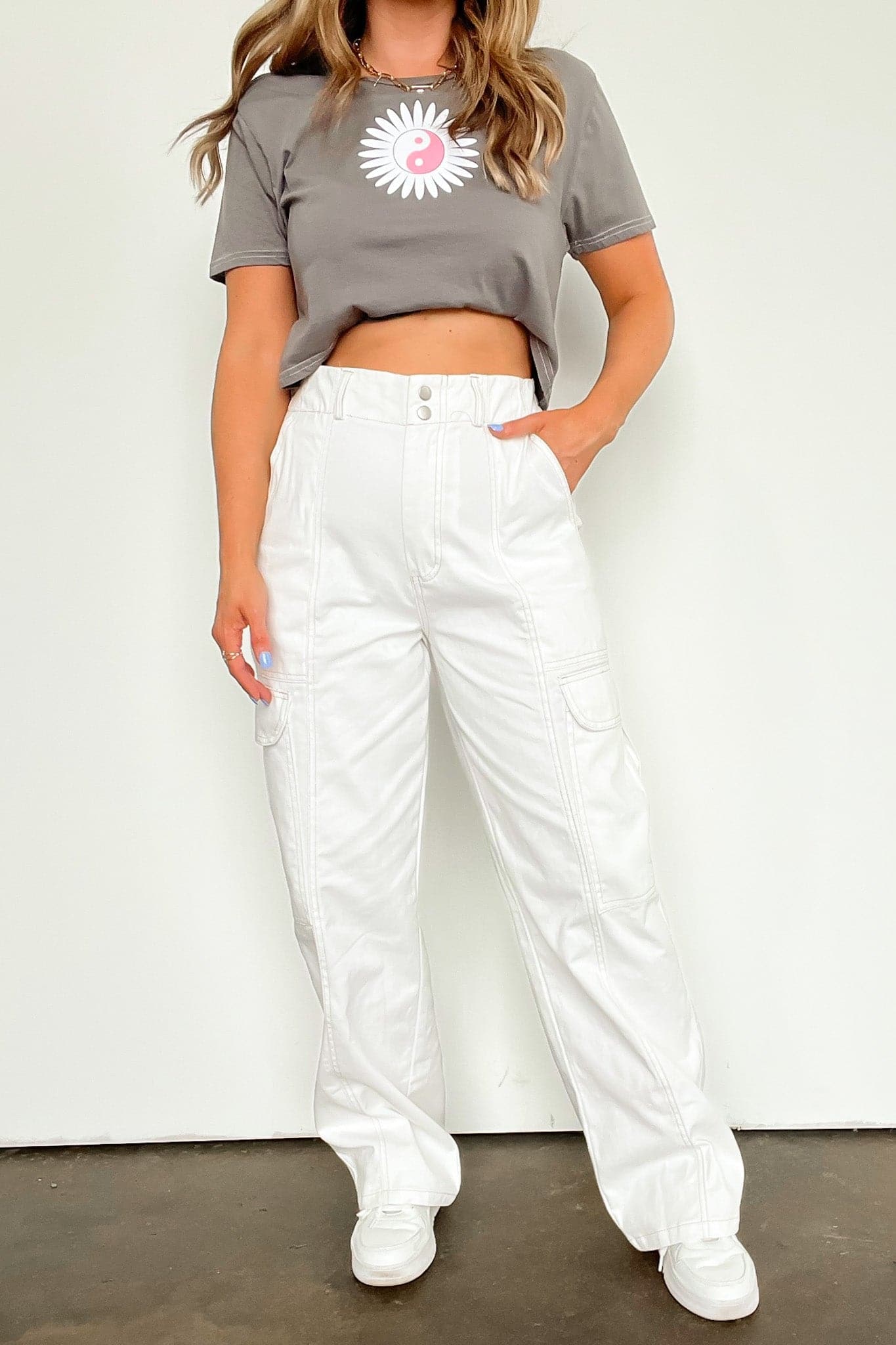  Style Club Wide Leg Cargo Pants - kitchencabinetmagic