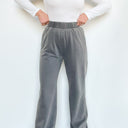  Take a Breather Mineral Wash Wide Leg Lounge Pants | CURVE - BACK IN STOCK - kitchencabinetmagic