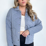  Talleigh Button Down Quilted Jacket - FINAL SALE - kitchencabinetmagic