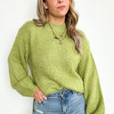  Tamia Mock Neck Sweater - FINAL SALE - kitchencabinetmagic