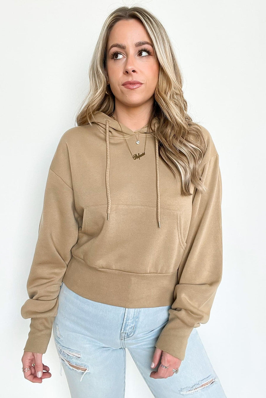  Tanyay Crop Hoodie Pullover - FINAL SALE - kitchencabinetmagic