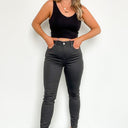 Ash Gray / S Tasha High Rise Skinny Jeans - kitchencabinetmagic