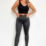 Ash Gray / S Tasha High Rise Skinny Jeans - kitchencabinetmagic